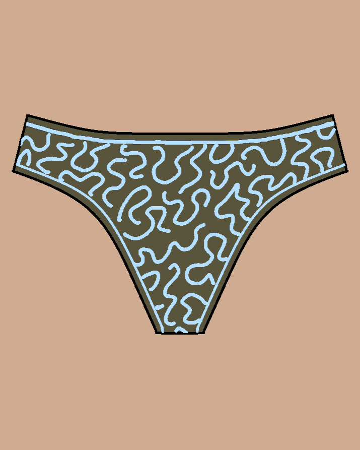 Thick Band Bottoms - Abstract