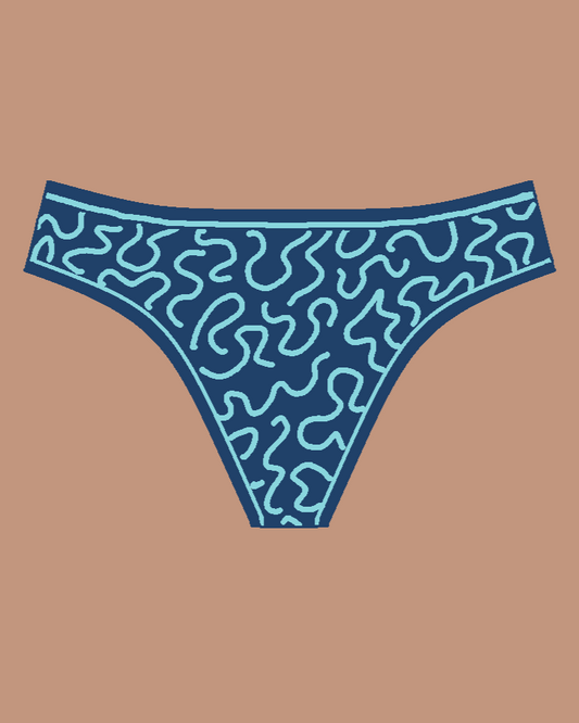 Thick Band Bottoms - Abstract