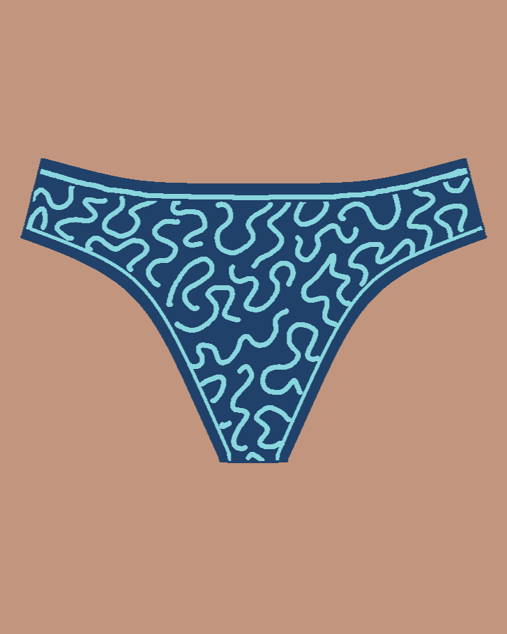 Thick Band Bottoms - Abstract