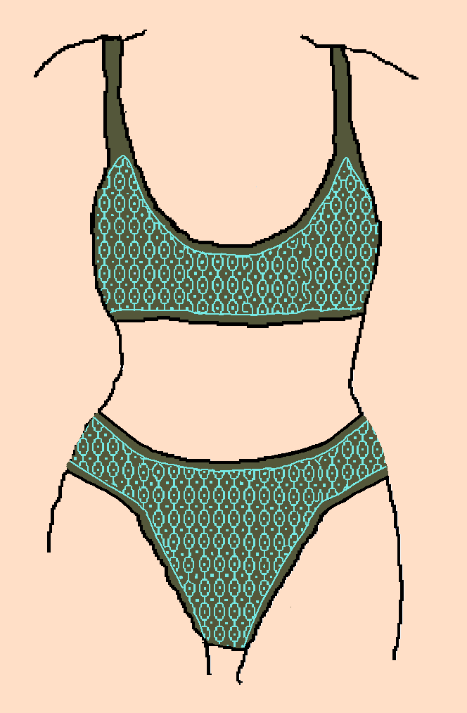 Thick Band Bottoms - Geometric