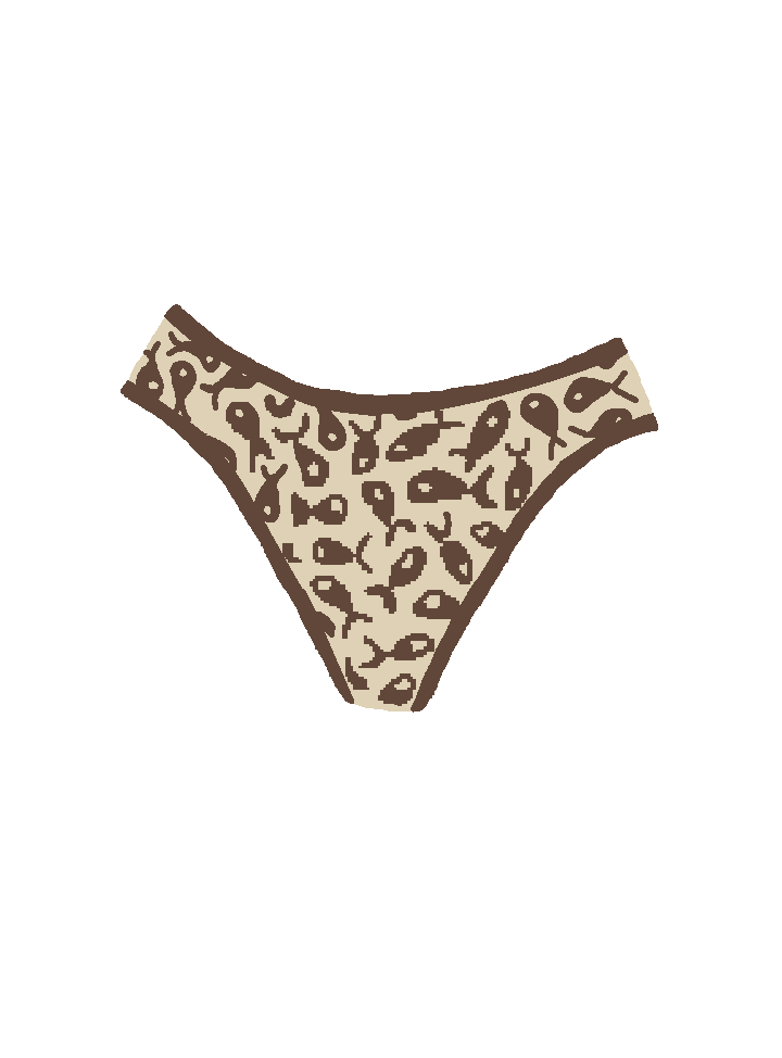 Thick Band Bottoms - Fish