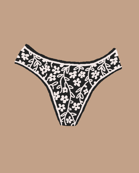 Thick Band Bottoms - Floral