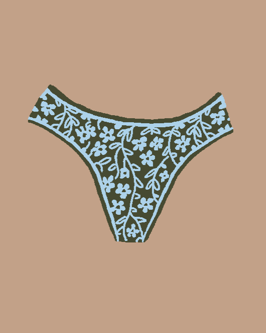 Thick Band Bottoms - Floral