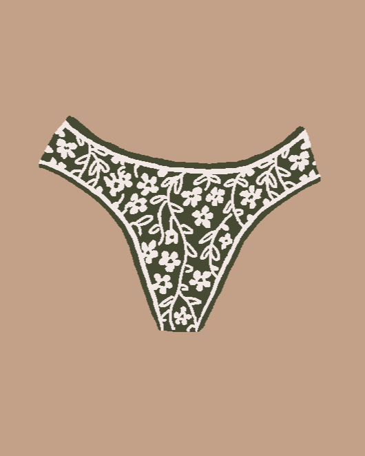 Thick Band Bottoms - Floral